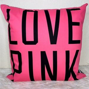 Victoria’s Secret Pink Aztec Print & Hot Pink Dorm Pillow NEW
